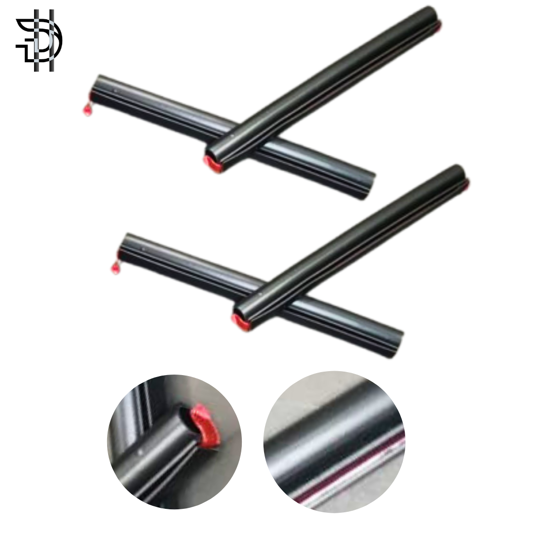 Universal Rubber Car Door Guards | Scratch Protection, Rust-Free with Double Tape | 4pcs Set