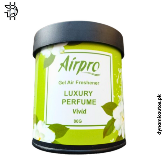 Airpro Gel Air Freshener – Vivid 80g | Luxury Perfume for Car, Home & Office | Long-Lasting Fresh Scent – 1pc