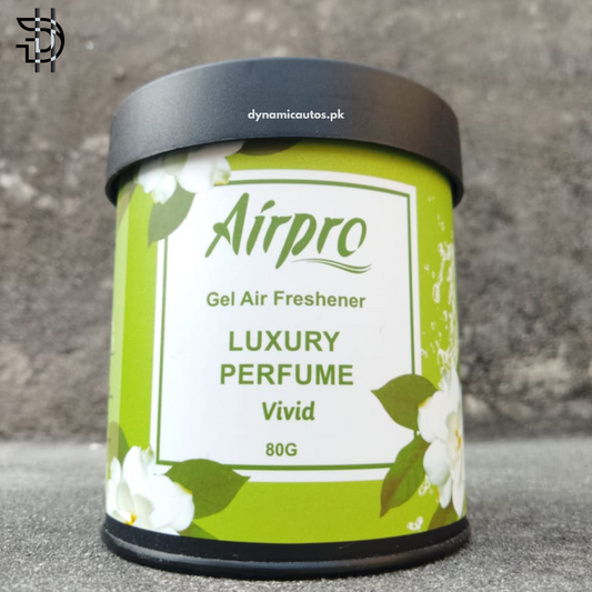 Airpro Gel Air Freshener – Vivid 80g | Luxury Perfume for Car, Home & Office | Long-Lasting Fresh Scent – 1pc