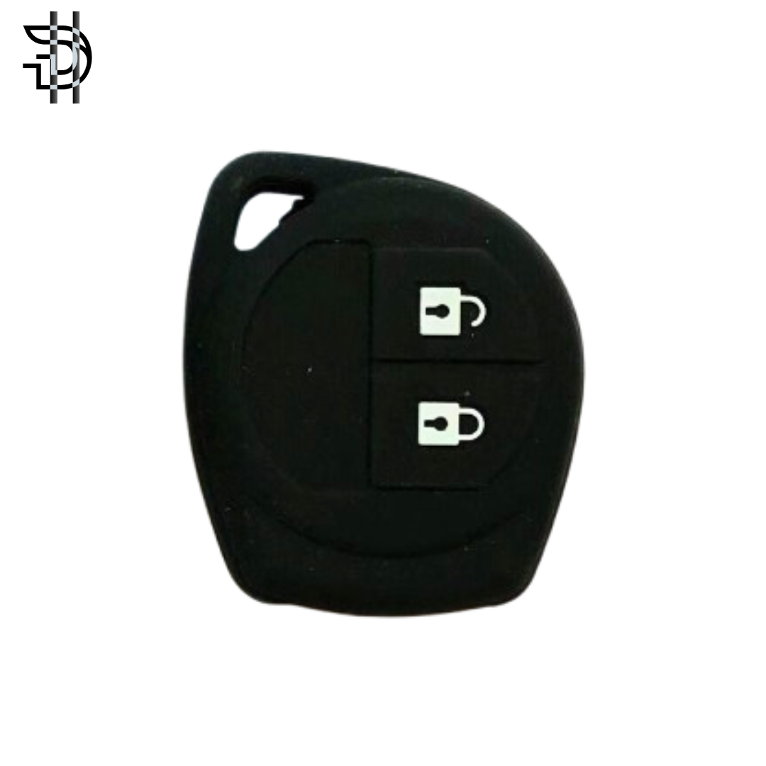 Suzuki Wagon R 2014-2025 PVC Silicone Key Cover | Soft Protective Car Key Shell – Black
