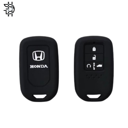Honda City New Model 2021-2025 Car Key Cover | PVC Silicone Protective Key Case – Black