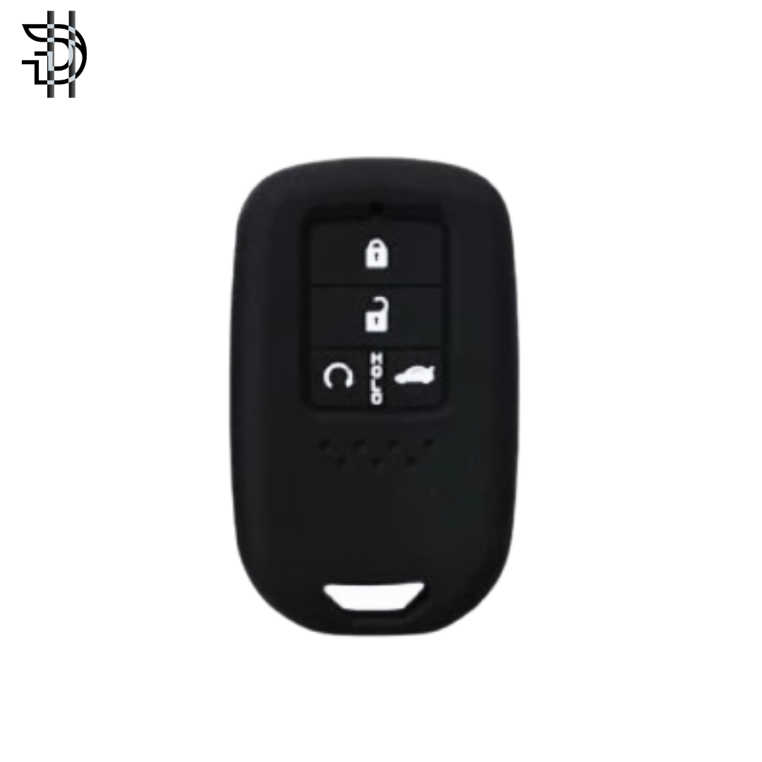 Honda City New Model 2021-2025 Car Key Cover | PVC Silicone Protective Key Case – Black