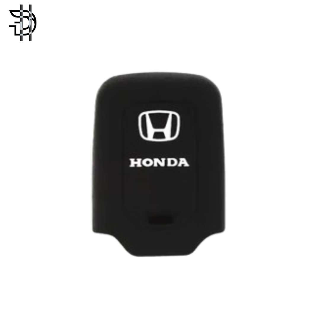 Honda Civic X 2016-2021 (3 Button) Car Key Cover | PVC Silicone Protective Key Case – Black