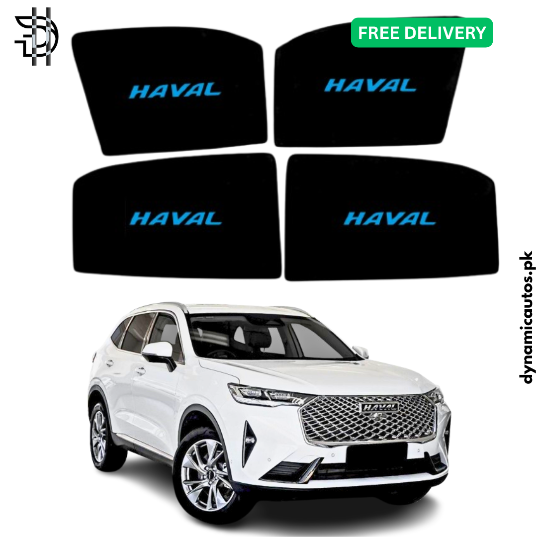 Haval H6 2021–2026 Side Sunshades | Custom Fit Car Window Shades | 4Pcs Set | Heat Protection & Privacy | With/Without Logo