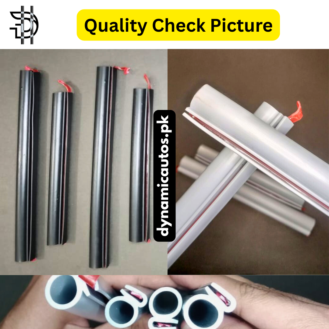 Universal Rubber Car Door Guards | Scratch Protection, Rust-Free with Double Tape | 4pcs Set