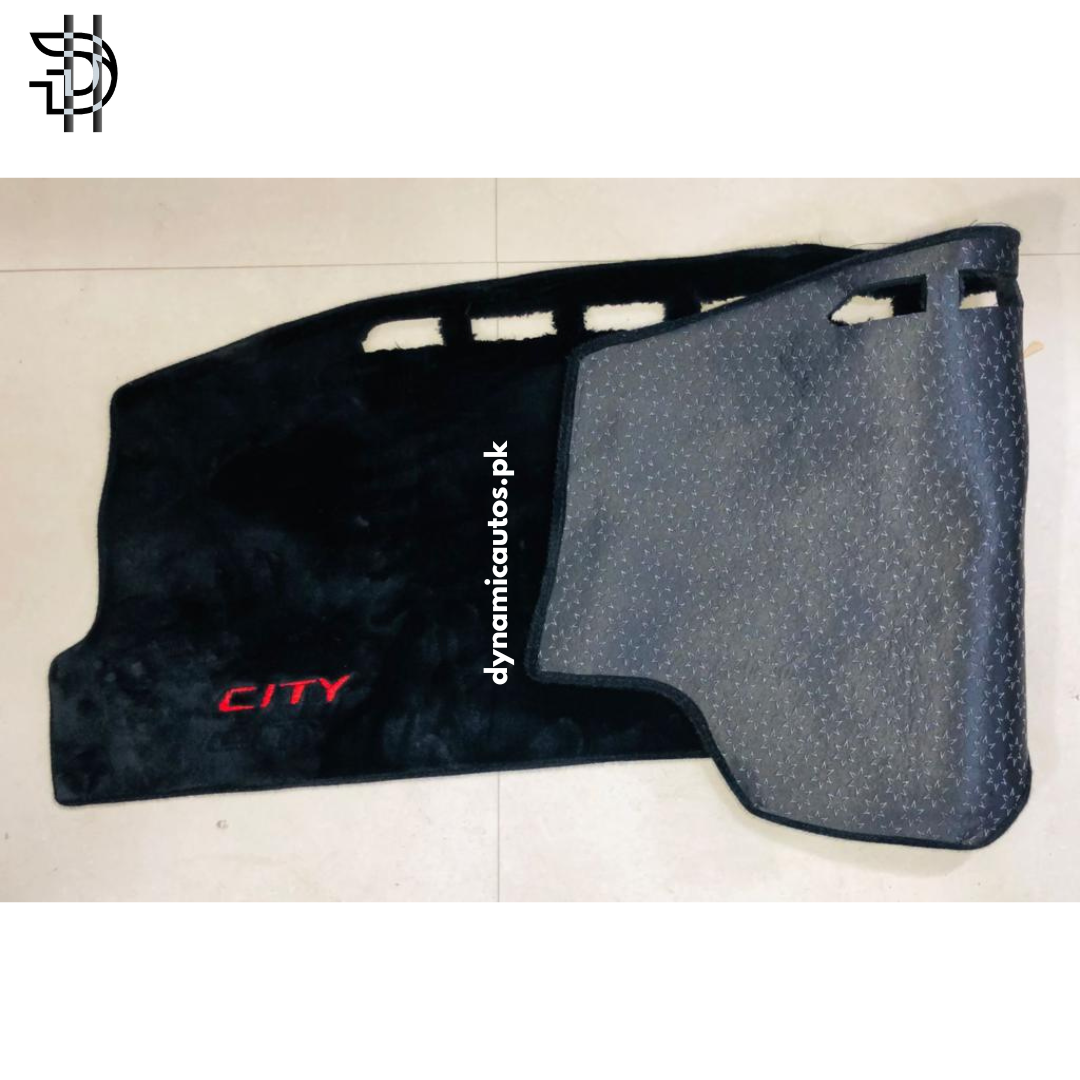 Honda City New Model 2021–2025 Velvet Dashboard Carpet | Premium Anti-Slip Dash Mat | Custom Fit