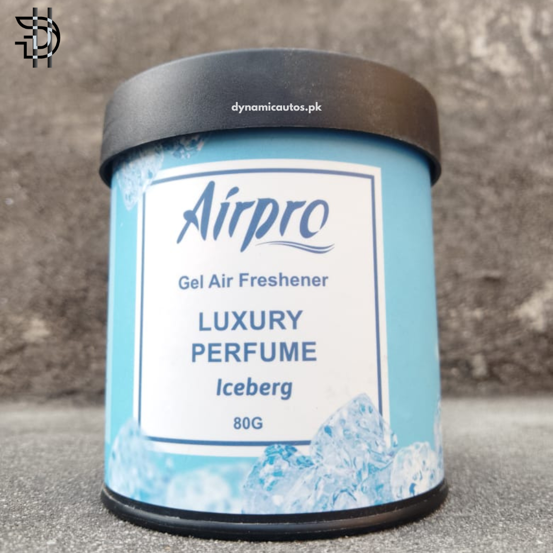 Airpro Gel Air Freshener – Ice Berg 80g | Luxury Perfume for Car, Home & Office | Long-Lasting Fresh Scent – 1pc