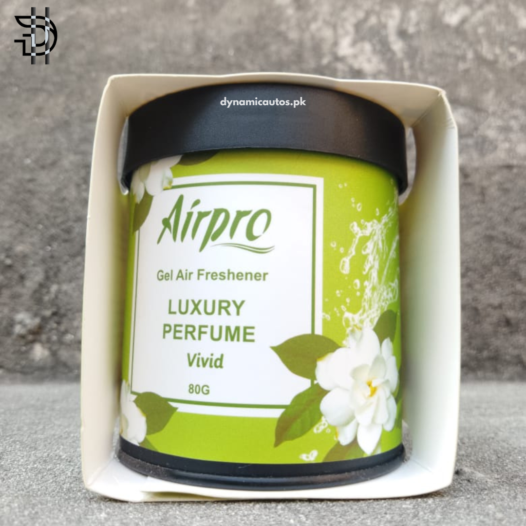 Airpro Gel Air Freshener – Vivid 80g | Luxury Perfume for Car, Home & Office | Long-Lasting Fresh Scent – 1pc