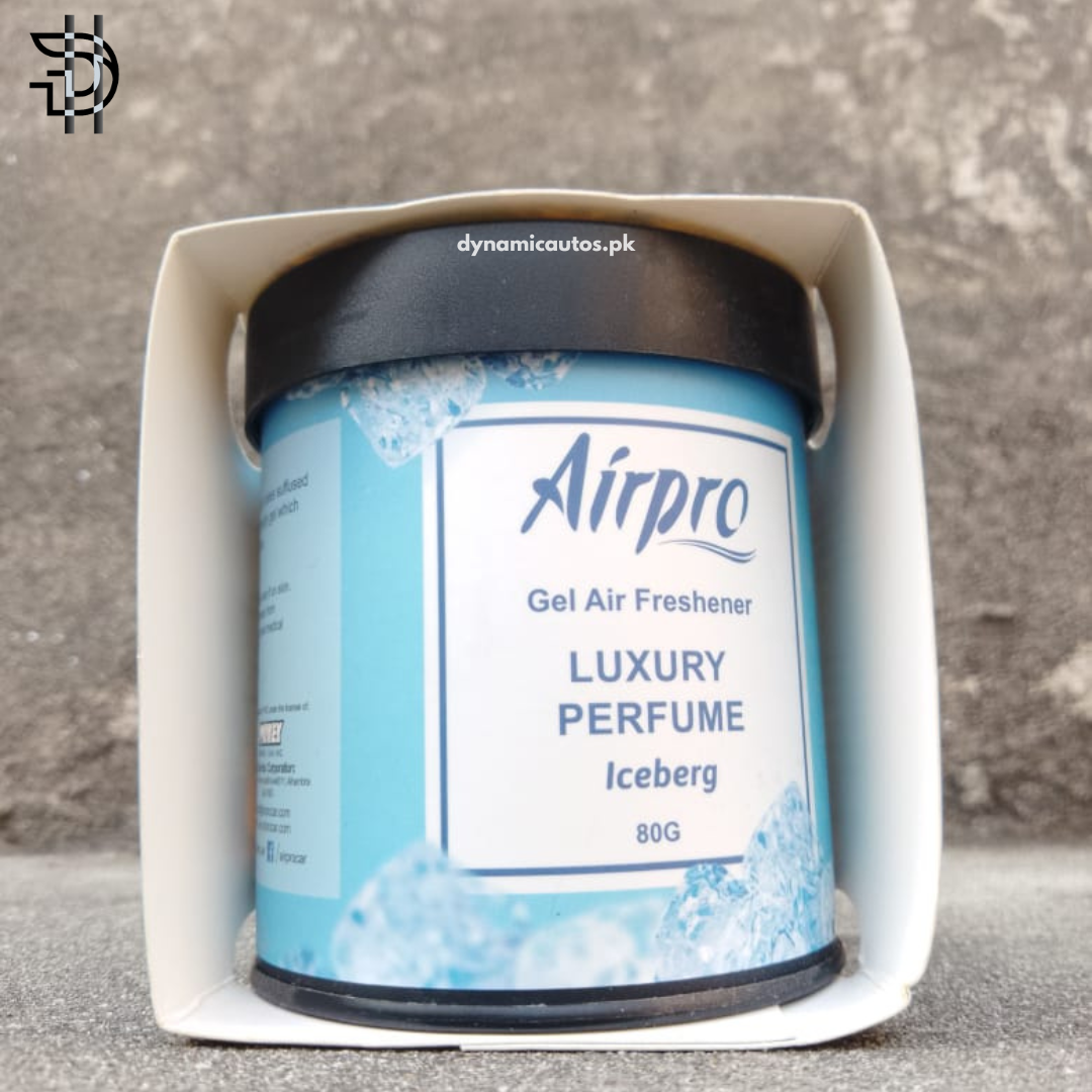 Airpro Gel Air Freshener – Ice Berg 80g | Luxury Perfume for Car, Home & Office | Long-Lasting Fresh Scent – 1pc