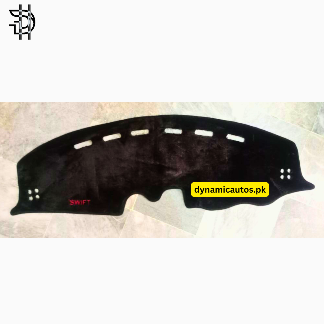 Suzuki Swift 2022–2026 New Model Velvet Dashboard Carpet | Custom Fit | Anti-Slip | Imported Soft Velvet Dash Mat | Premium Quality
