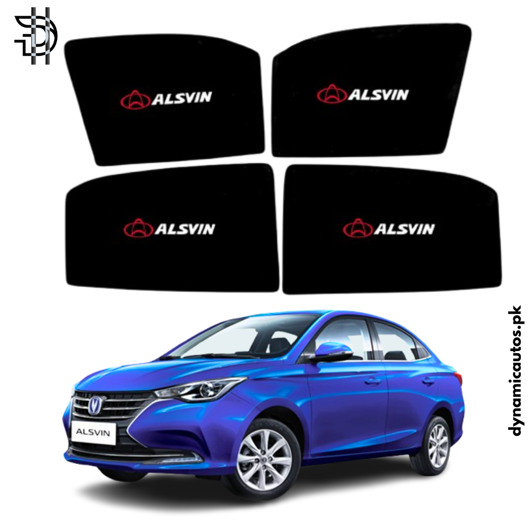 Changan Alsvin 2020-2025 Side Window Sunshades | Custom Fit 4pcs Set – Heat Protection & Privacy