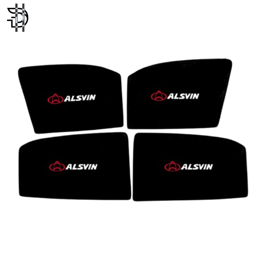 Changan Alsvin 2020-2025 Side Window Sunshades | Custom Fit 4pcs Set – Heat Protection & Privacy
