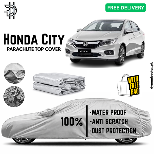 Honda City 2021-2026 New Model Parachute Top Cover | Car Top Cover | Custom Fit | Dust & Scratch Protection | Waterproof | High Quality