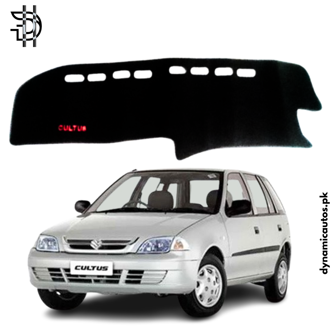 Suzuki Cultus Old Model 2000–2016 Velvet Dashboard Cover | Anti-Slip Heat Resistant Protection Mat – 1pcs