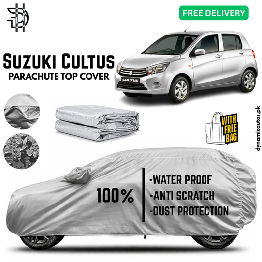 Suzuki Cultus 2017-2026 New Model Parachute Top Cover | Car Top Cover | Custom Fit | Dust & Scratch Protection | Waterproof | High Quality