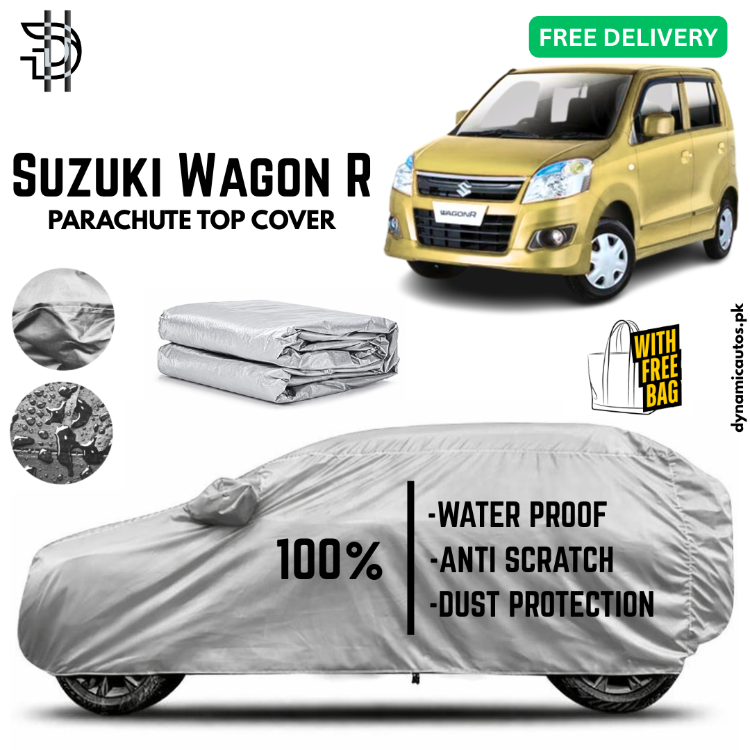 Suzuki Wagon R 2014-2026 Parachute Top Cover | Car Top Cover | Custom Fit | Dust & Scratch Protection | Waterproof | High Quality