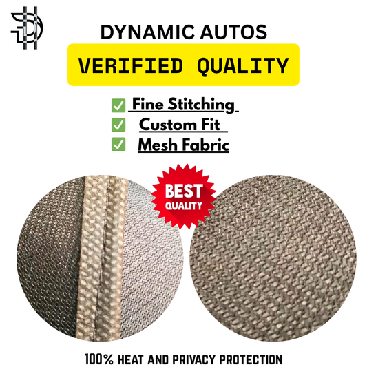 Daihatsu Cuore 2000–2012 Side Window Sunshades 4pcs Set | Custom Fit | Heat Protection & Privacy