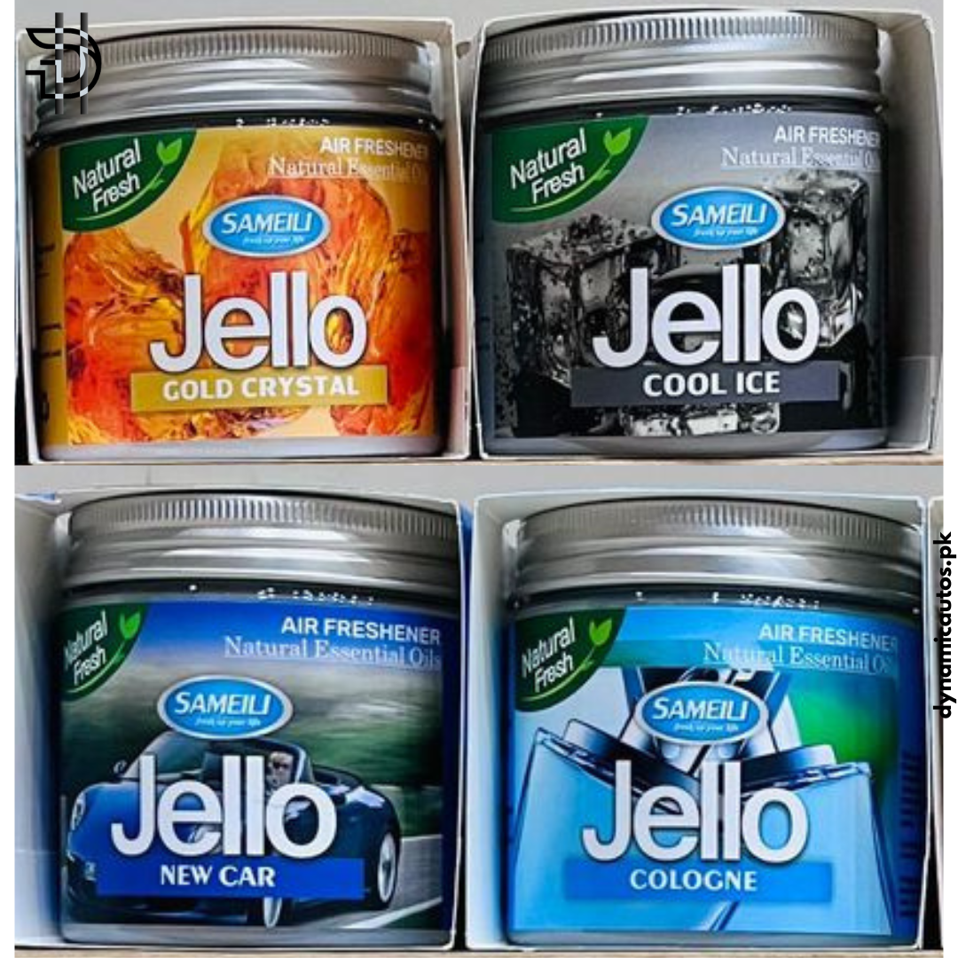 Jello Air Freshener - Premium Sameili 220g Jello Gel Car Air Freshener | Jello Car Perfume For Car & Home | Different Scent/Flavour Options Available