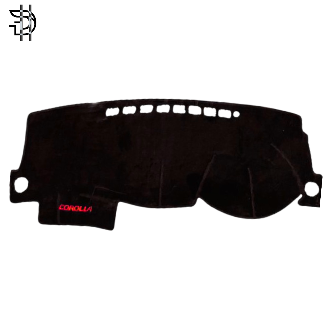 Toyota Corolla 2002–2008 Old Model Velvet Dashboard Carpet | Custom Fit | Anti-Slip | Imported Soft Velvet Dash Mat | Premium Quality
