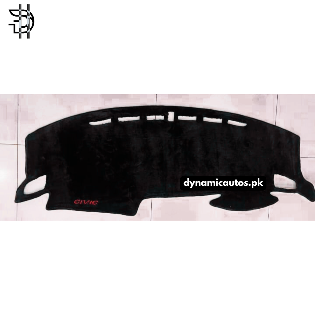 Honda Civic 2016–2022 Velvet Dashboard Carpet | Anti-Slip | Custom Fit | Premium Quality
