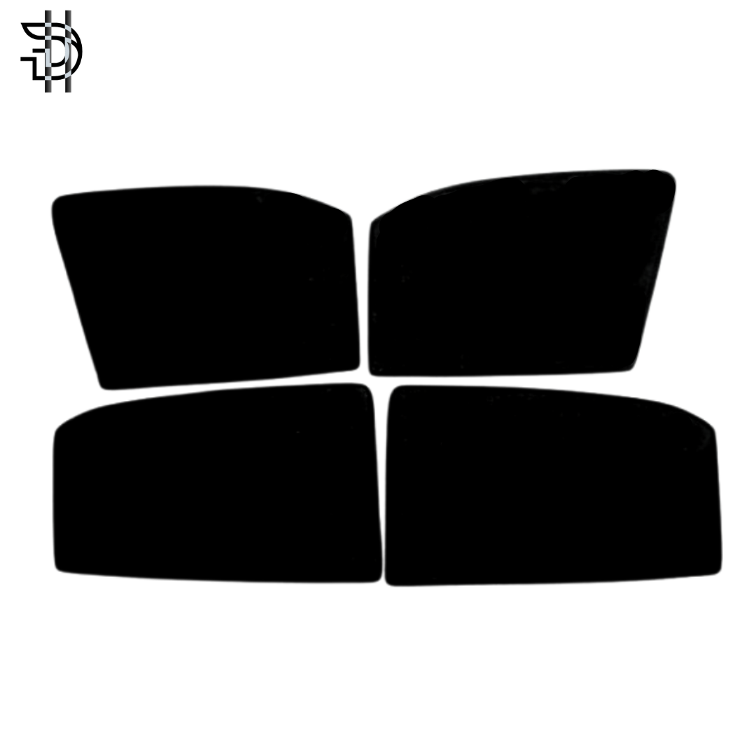 KIA Picanto Side Window Sunshades | Model 2019–2025 | 4Pcs Set | Custom Fit | Heat Protection & Privacy