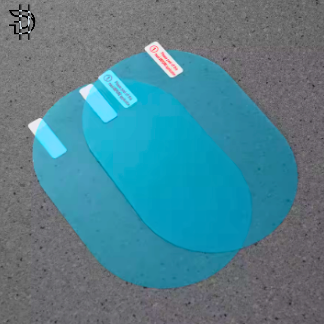 2Pcs Anti Fog Car Rearview Mirror Protective Film | Rainproof Scratch Resistant Nano Coating for All Cars