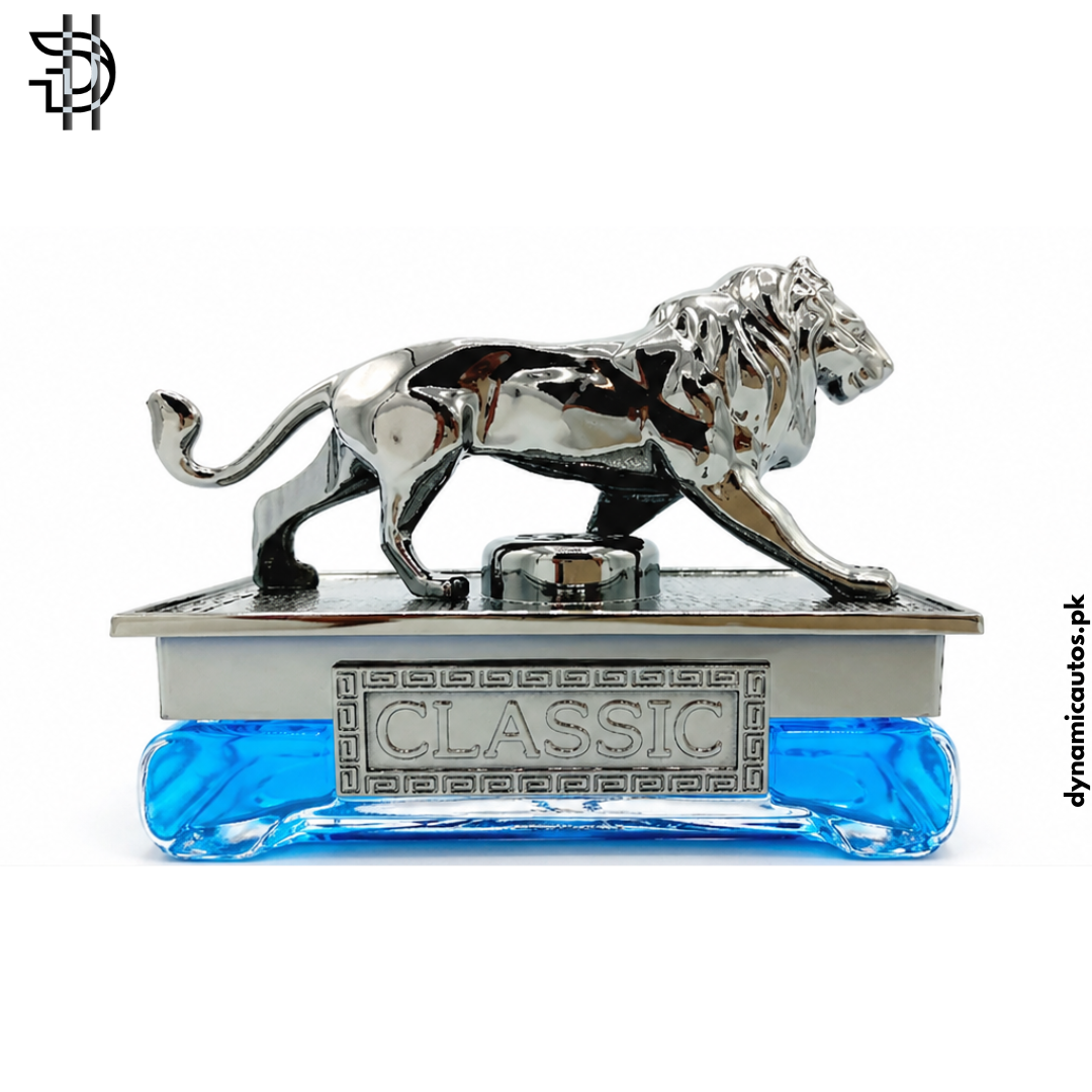 Lion Sculpture Car Perfume for Dashboard | Long-Lasting Fragrance | Lion Shaped Car Air Freshener – Multicolor