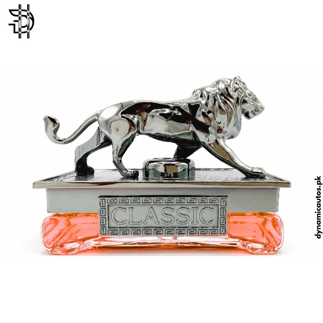Lion Sculpture Car Perfume for Dashboard | Long-Lasting Fragrance | Lion Shaped Car Air Freshener – Multicolor