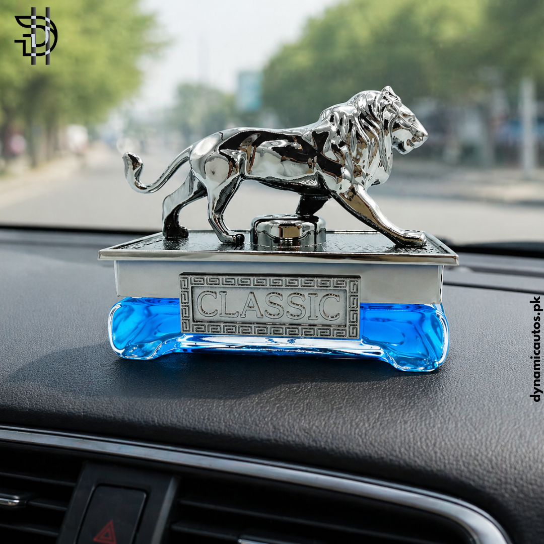 Lion Sculpture Car Perfume for Dashboard | Long-Lasting Fragrance | Lion Shaped Car Air Freshener – Multicolor