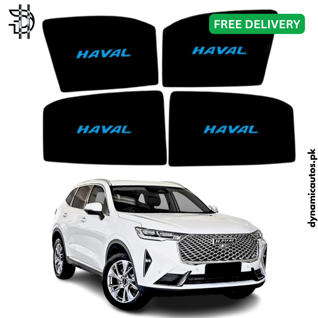 Haval H6 2021–2025 Custom Fit Side Sunshades | 4pcs Set | Heat & Privacy Protection