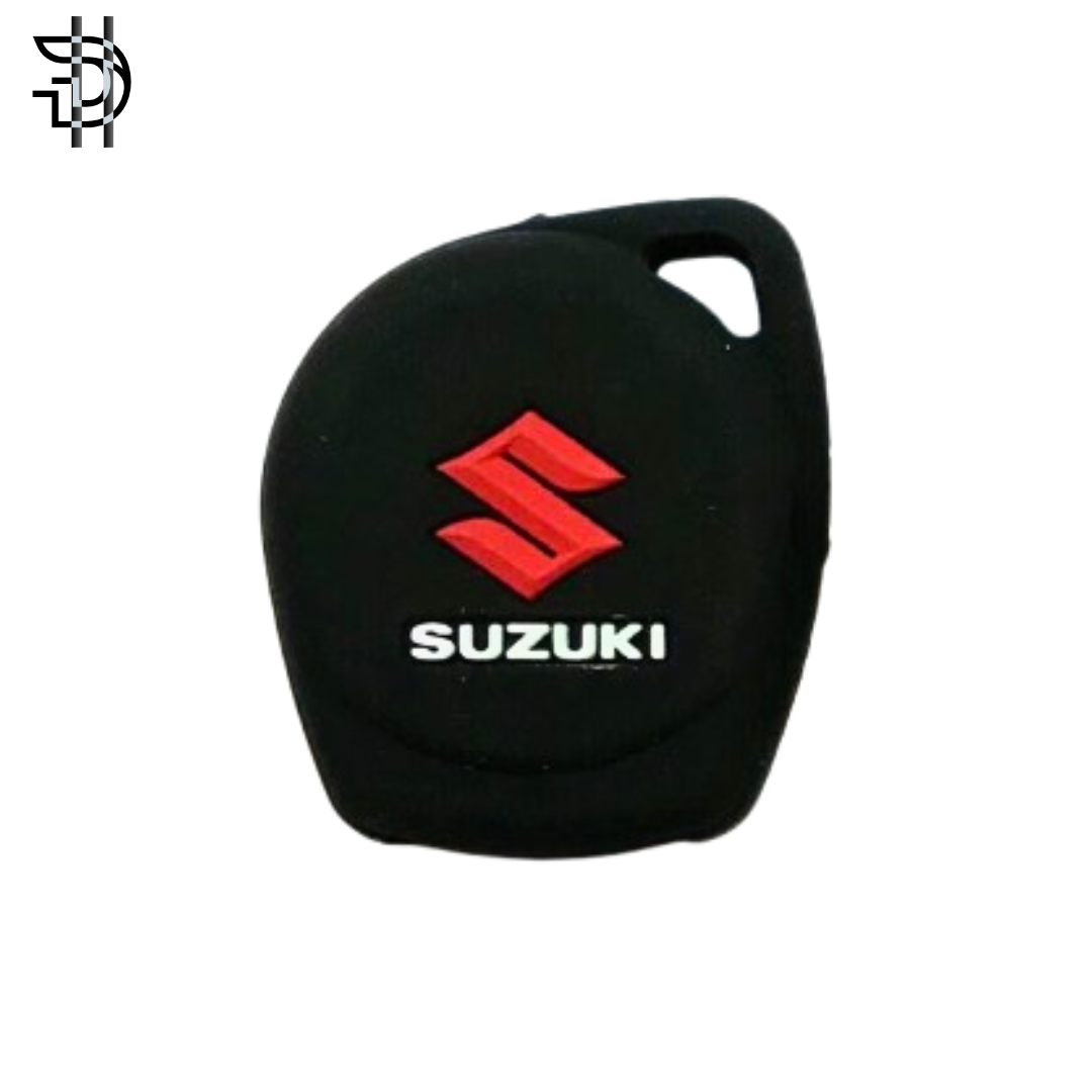 Suzuki Wagon R 2014-2024 PVC Silicone Key Cover | Soft Protective Car Key Shell – Black