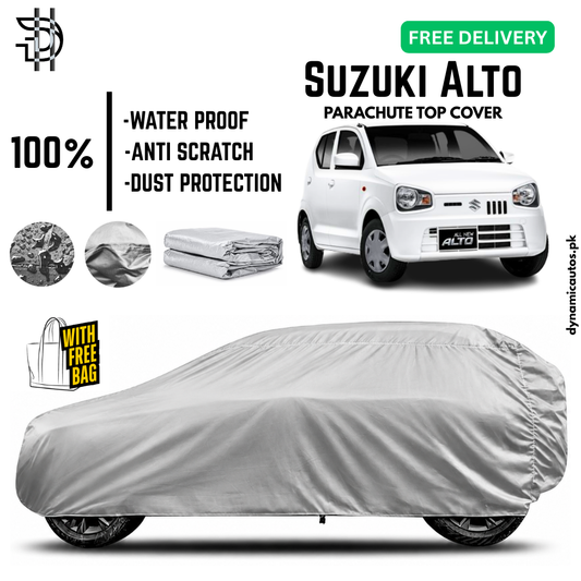 Suzuki Alto 2019-2026 New Model Parachute Top Cover | Car Top Cover | Custom Fit | Dust & Scratch Protection | Waterproof | High Quality