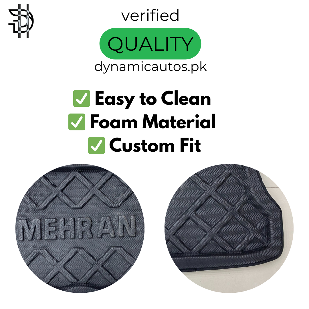 Suzuki Mehran 1989–2019 Model Trunk Mat | Mehran Diggi Mat | Foam Material | Custom Fit & Durable