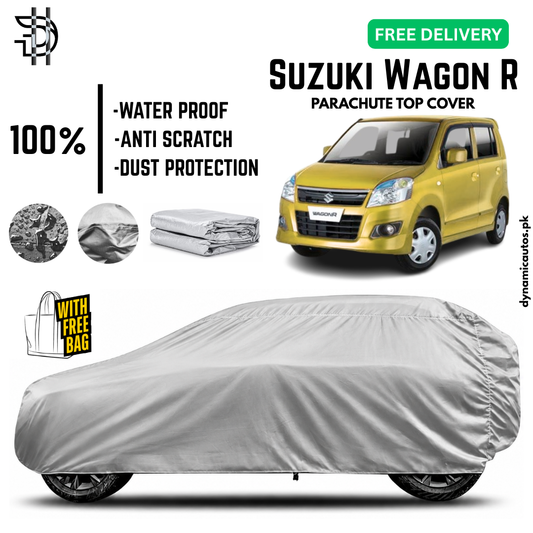 Suzuki Wagon R 2014-2026 Parachute Top Cover | Car Top Cover | Custom Fit | Dust & Scratch Protection | Waterproof | High Quality