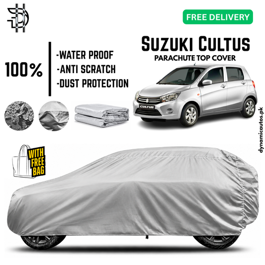 Suzuki Cultus 2017-2026 New Model Parachute Top Cover | Car Top Cover | Custom Fit | Dust & Scratch Protection | Waterproof | High Quality
