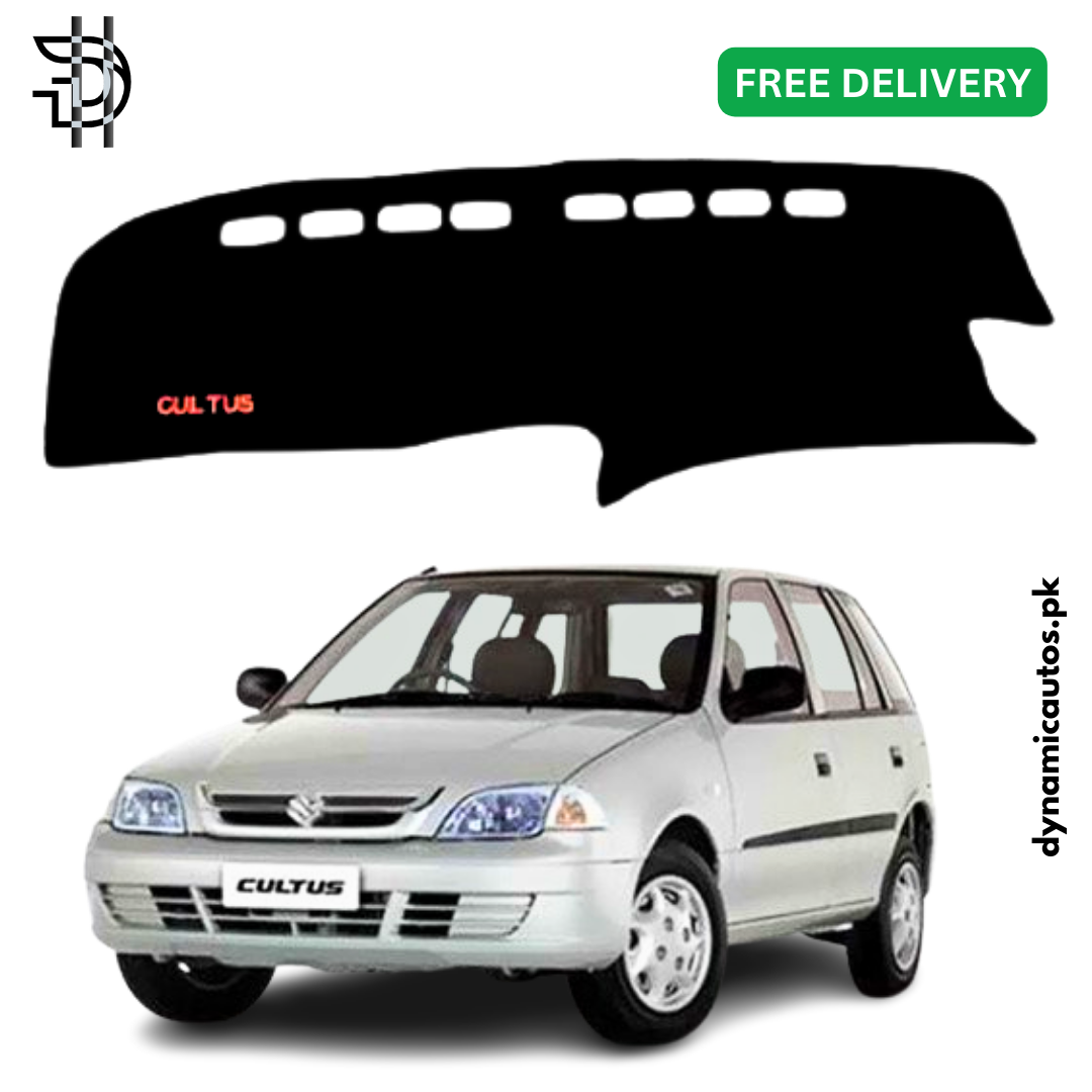 Suzuki Cultus Old Model 2000–2016 Velvet Dashboard Cover | Anti-Slip Heat Resistant Protection Mat – 1pcs