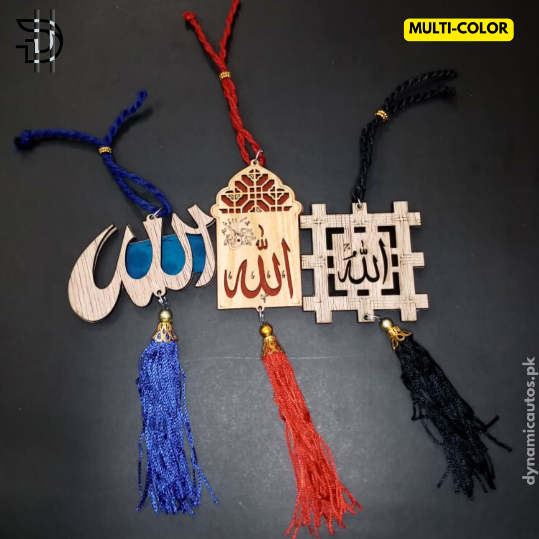 Dua e Safar for Car Hanging | Islamic Car Mirror Decor | Safar Ki Dua | Multidesigns & Multicolor | 1Pc