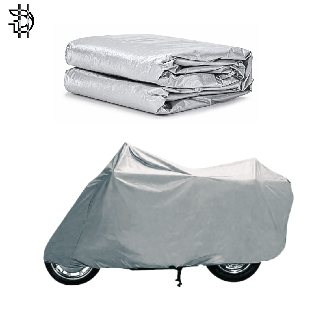 Universal Waterproof Bike Cover | Scratch & Dust Protection | Bike Parking Parachute Top Cover | 70cc,125cc Bike Cover | High Quality