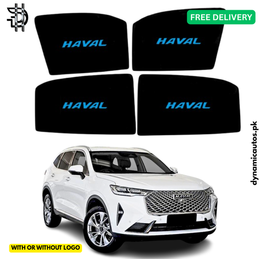 Haval H6 2021–2026 Side Sunshades | Custom Fit Car Window Shades | 4Pcs Set | Heat Protection & Privacy | With/Without Logo