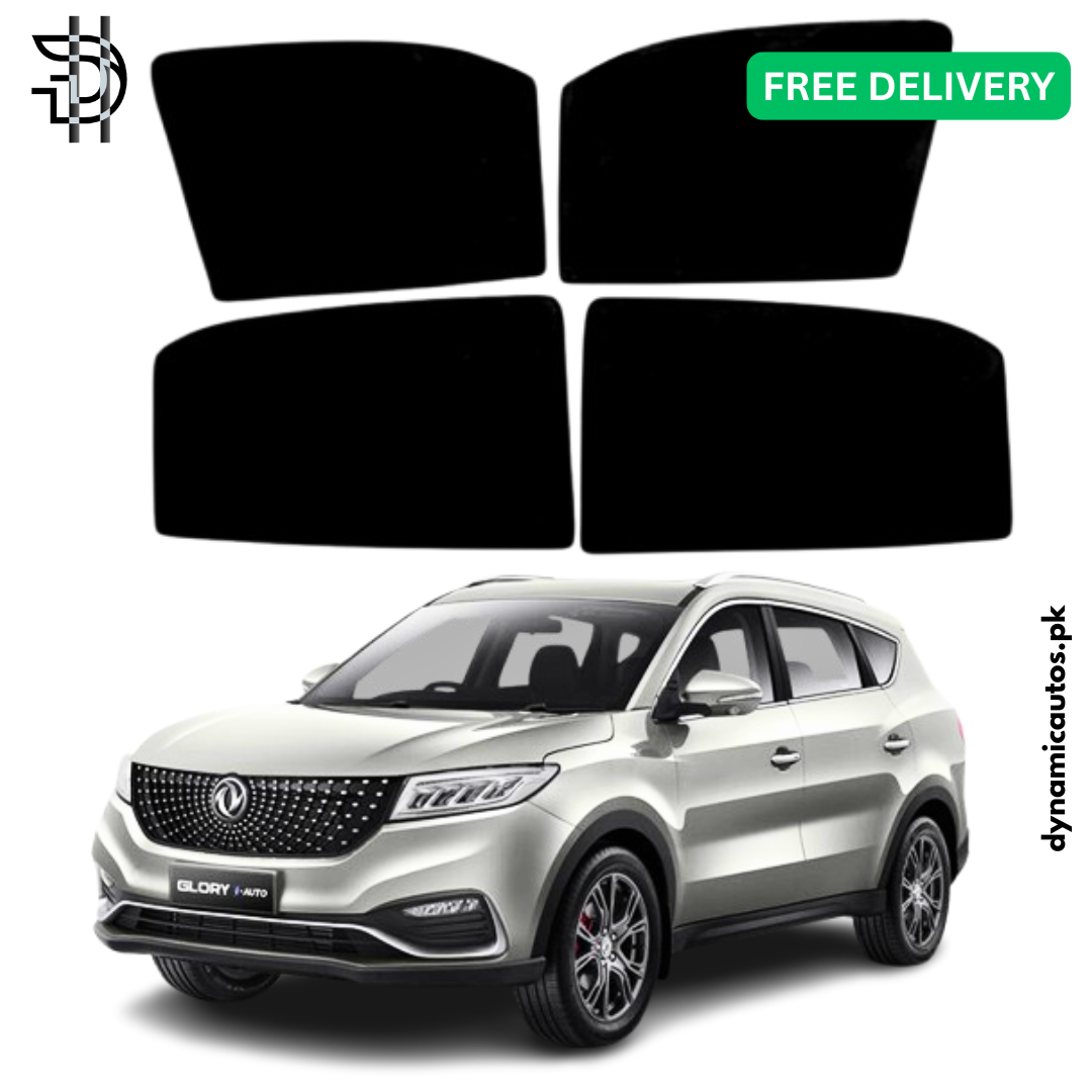 DFSK Glory 580 Pro Side Window Sunshades | Model 2020–2025 | Custom Fit | Heat & Privacy Protection | 4pcs Set