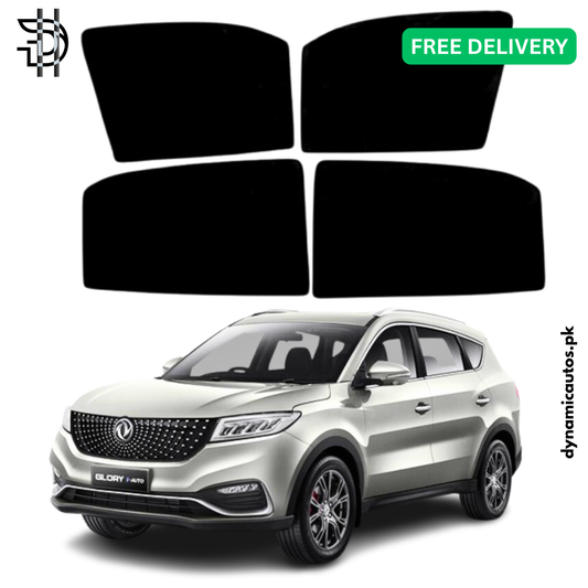 DFSK Glory 580 Pro Side Window Sunshades | Model 2020–2025 | Custom Fit | Heat & Privacy Protection | 4pcs Set