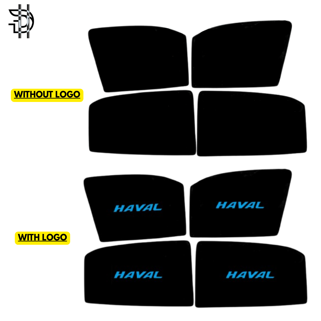Haval H6 2021–2026 Side Sunshades | Custom Fit Car Window Shades | 4Pcs Set | Heat Protection & Privacy | With/Without Logo