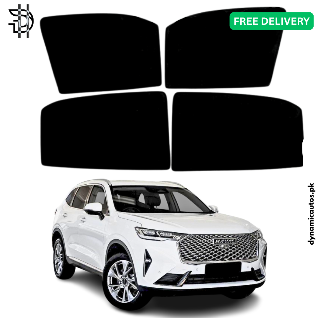 Haval H6 2021–2026 Side Sunshades | Custom Fit Car Window Shades | 4Pcs Set | Heat Protection & Privacy | With/Without Logo