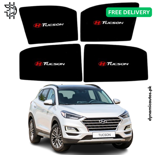Hyundai Tucson Model 2020–2025 Side Window Sunshades 4Pcs Set | Custom Fit Car Window Shades | Heat Protection & Privacy