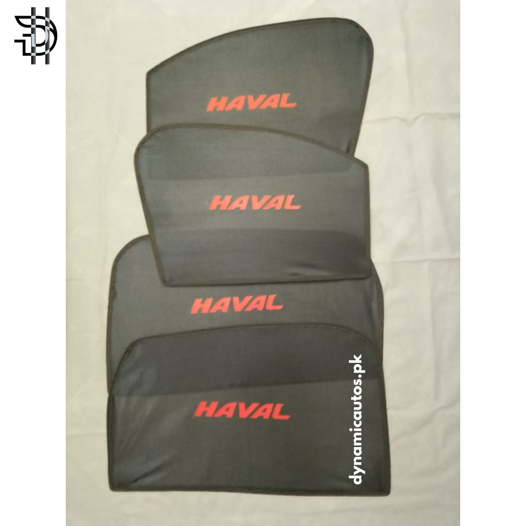Haval H6 2021–2024 Custom Fit Side Sunshades | 4pcs Set | Heat & Privacy Protection