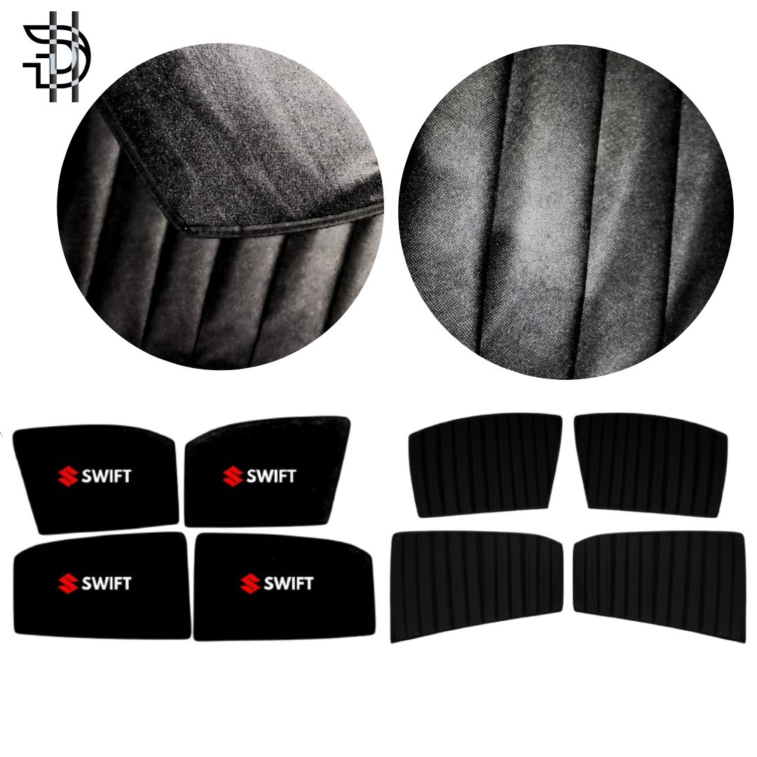 Suzuki Swift New Model 2022-2024 Double Layer Sunshades | Custom Fit – 4pcs Set