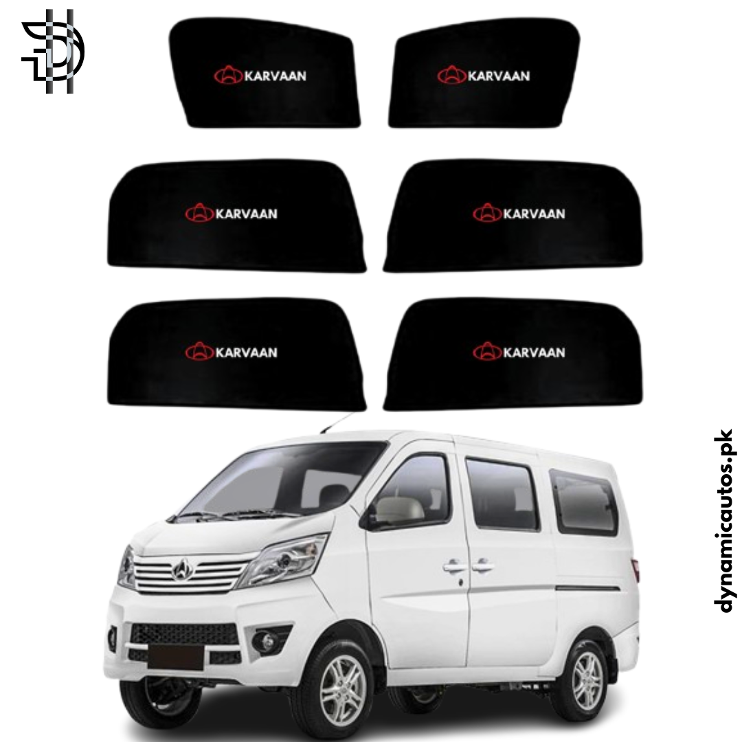 Changan Karvaan 2019–2025 Custom Fit Side Sunshades | 6pcs Set | Heat & Privacy Protection
