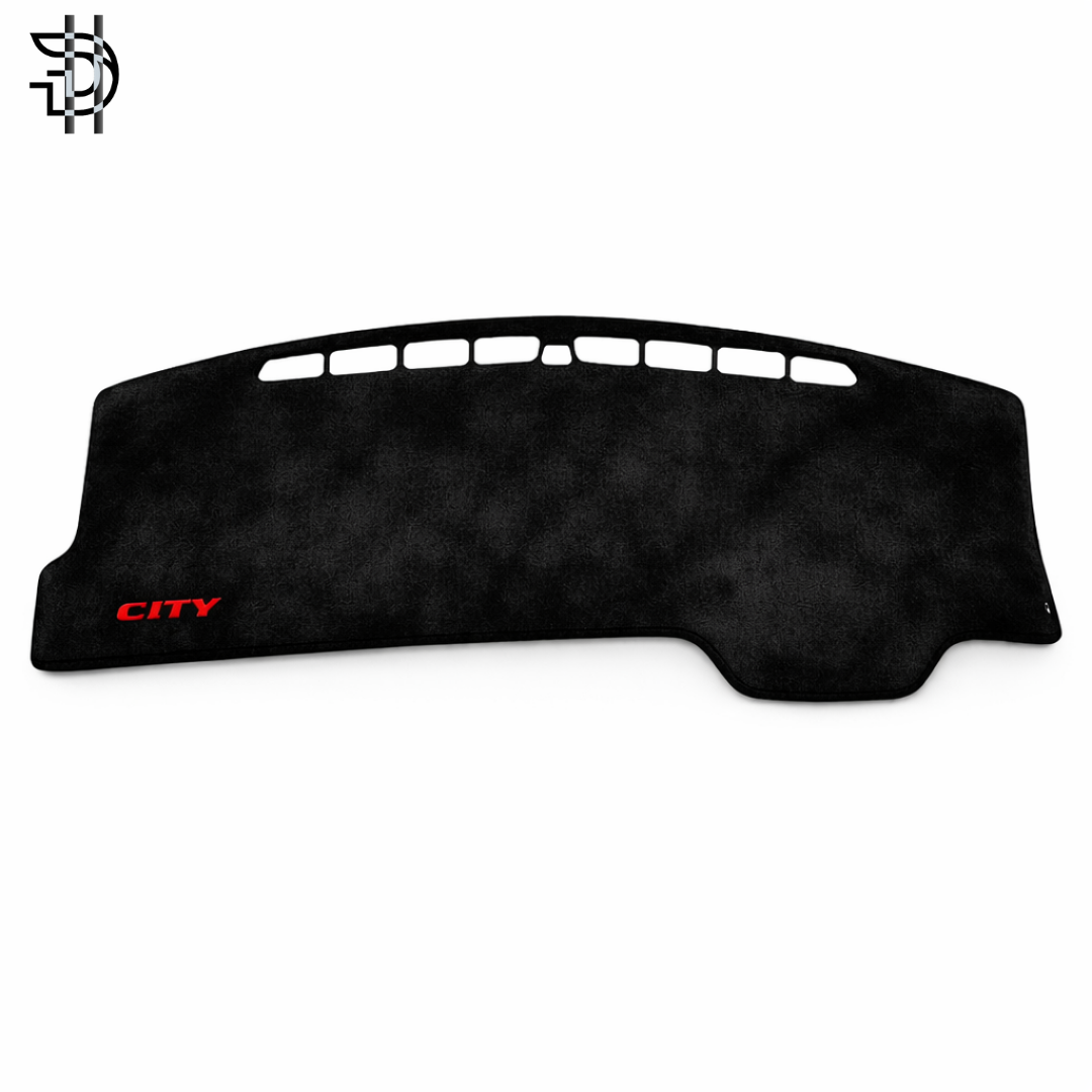 Honda City New Model 2021–2026 Velvet Dashboard Carpet | Custom Fit | Anti-Slip | Imported Soft Velvet Dash Mat | Premium Quality