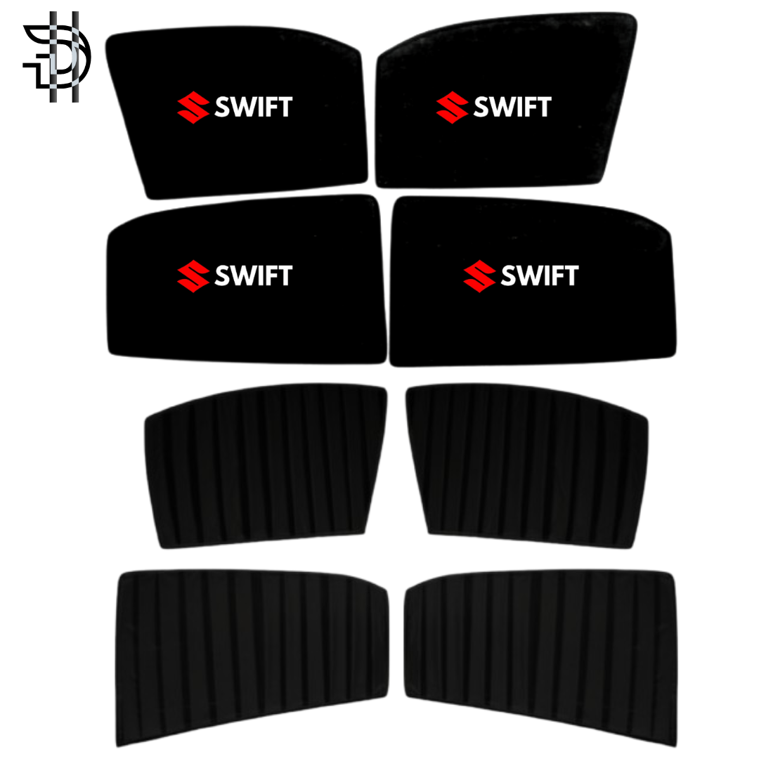 Suzuki Swift New Model 2022-2024 Double Layer Sunshades | Custom Fit – 4pcs Set
