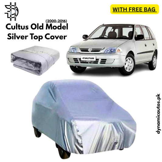 Suzuki Cultus Old Model 2000-2016 Silver Parachute Top Cover | Custom Fit – Dust & Scratch Protection